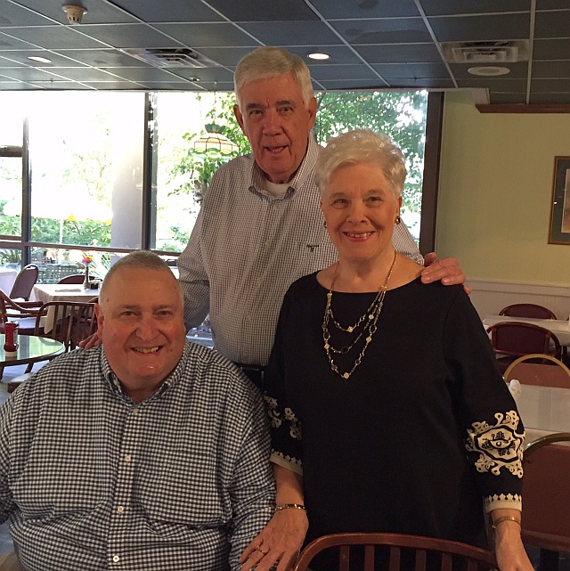 John Williamson with David and Linda Conard Ellis